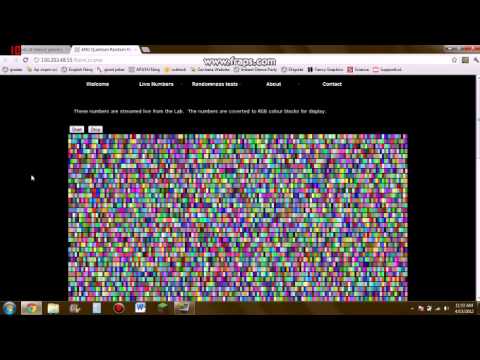 Truly Random Numbers Using Quantum Physics in 30 seconds