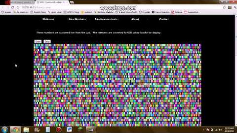 Truly Random Numbers Using Quantum Physics in 30 seconds