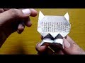 How to make cat with 10 rupees note  suryacraft