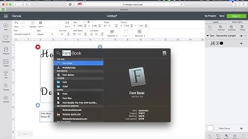 Tip of the Day - How to use Samantha Font on a Mac (in Cricut Design Space)