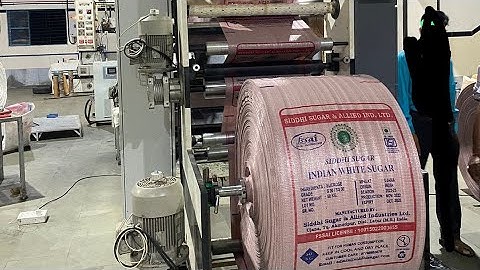 100 MTS/MIN HIGH SPEED PP WOVEN FLEXOGRAPHIC PRINTING MACHINE BY PRINT N ROLL MACHINES(INDIA)