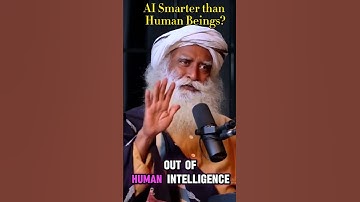 "Will AI Outsmart Us? Sadhguru Reveals the Real Intelligence!" #sadhguru