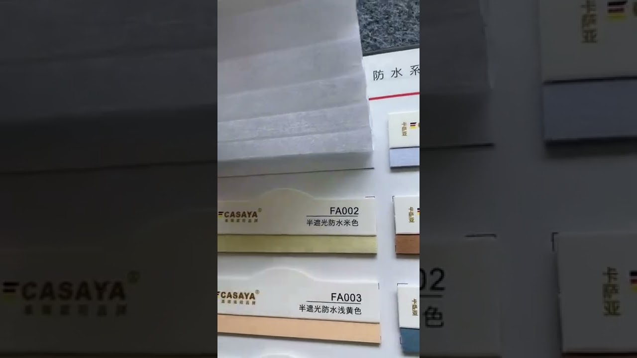 Video of semi blackout honeycomb blinds