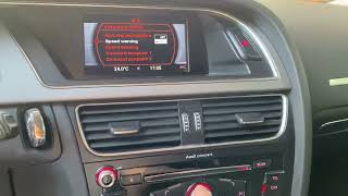 How to TURN OFF SPEED WARNING ON AUDI A1, A2, A3, A4, A5, A6, A7, A8, Q3, Q5, Q7 screenshot 3