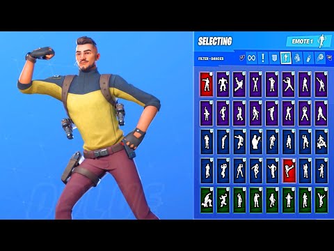 🔥-HUGO-SKIN-SHOWCASE-WITH-ALL-FORTNITE-DANCES-&-EMOTES-😱