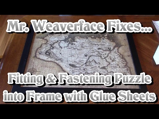 How to Use Your Smart Puzzle Glue Sheets