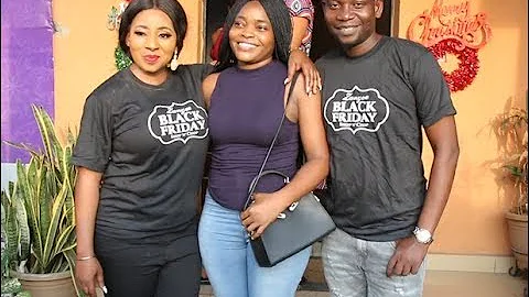 See Mide Martins & husband,Afeez Owo dancing and having fun at Zanzees boutique
