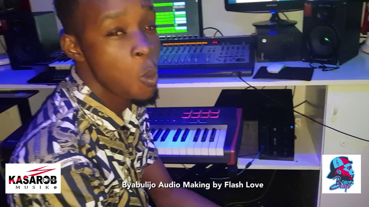 Byabulijo by Flash love  Studio session Audio making at Beats house