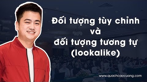 [CUONGQUACH] Hướng dẫn đối tượng tùy chỉnh và đối tượng tương tự (lookalike)