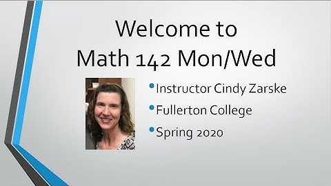 CZ M142 Welcome Video Spring 2020