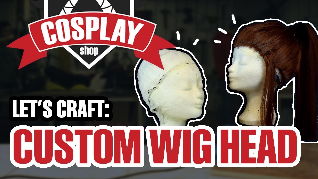 Making a foam wig head bigger for better styling!