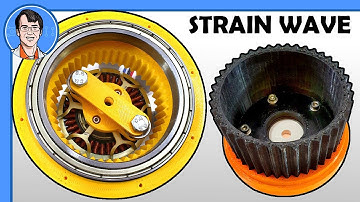 Experimentele harmonische aandrijfreductor - 3D-geprint