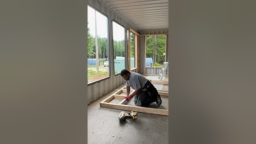 OFFGRID Shipping Container Home. #framing #windows #CRH