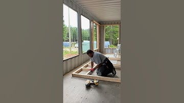 OFFGRID Shipping Container Home. #framing #windows #CRH