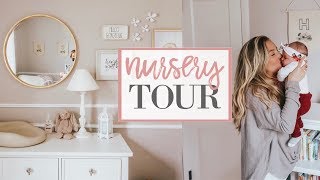 BABY GIRL NURSERY TOUR | Simple, Serene, + Rustic