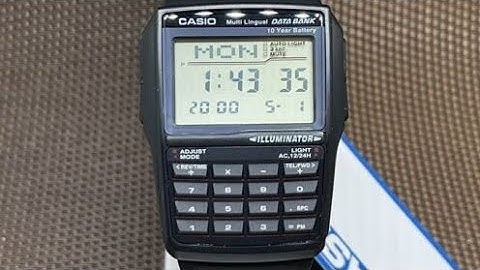 CASIO DATABANK DBC-32 ORIGINAL UNBOXING