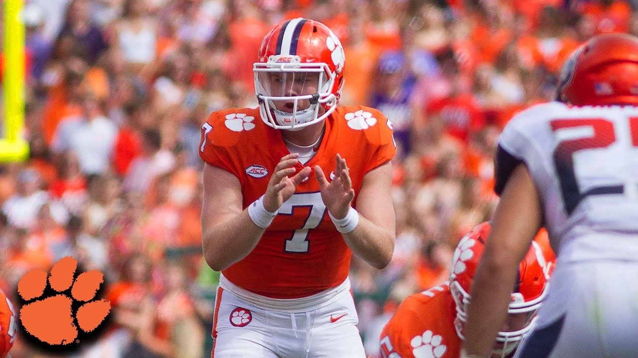 Clemson Qb Chase Brice Leads Game Winning Drive Over Syracuse