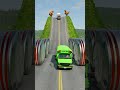 School Buses & Cargo Van vs Hydraulic Crush - BeamNG.Drive