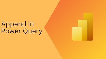 Append in Power Query | دمج الجداول بإستخدام باور كويري