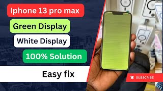 iphone 13 pro max white screen problem | iphone 13 pro max green screen issue