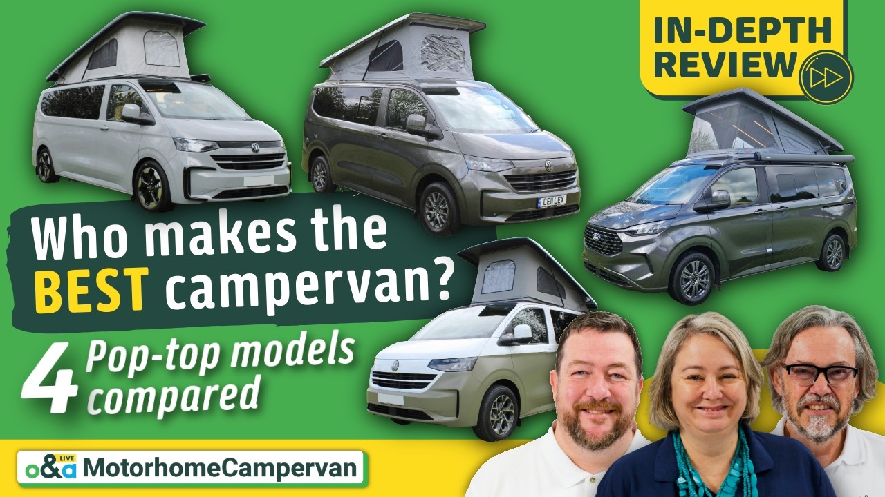 Which 2026 Pop-Top Campervan Is Best? | 4 New Vans Head-to-Head
