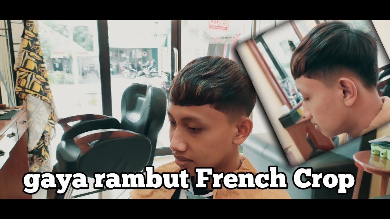 Gaya potong rambut  French  crop  YouTube