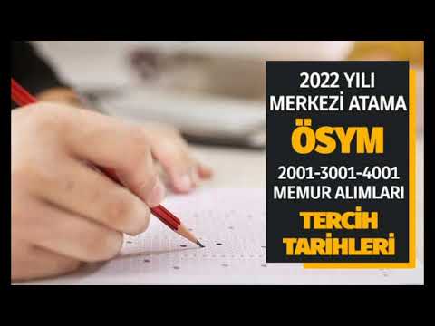 KPSS 2022/1 TERCİHLER