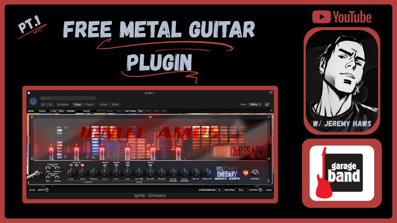 How To Download & Install The FREE Emissary Metal Guitar Plugin Bundle In GarageBand (Pt.1)