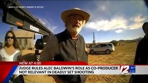 Judge rules Alec Baldwin’s role as co-producer not relevant to trial over fatal set shooting