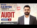 Ca inter audit lecture 01  group 2 subject  for sept 24  jan 25  ca rishabh jain