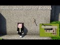 how to make hidden door with sticky pistons.
