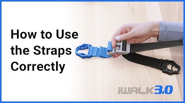 iWALK3.0 Support- How to Use the Straps Correctly