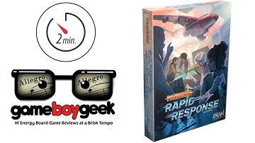 Pandemic: Rapid Response (2-min Allegro) Review with the Game Boy Geek