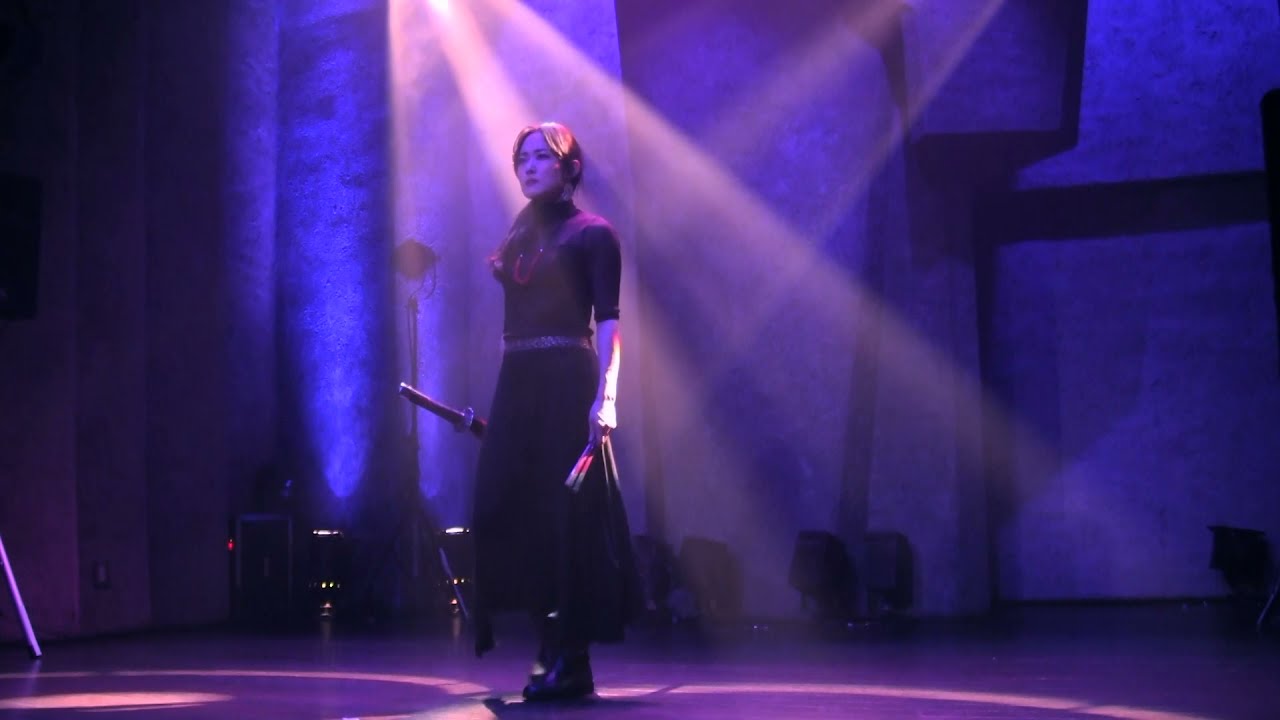KAORI Solo sword dance 川渕剣舞 #ladysamurai #剣舞 #kaorikawabuchi