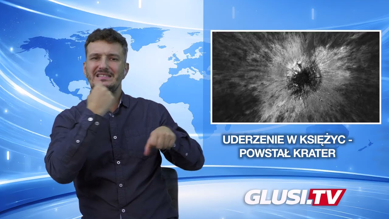 Uderzenie w Księżyc - powstał krater
