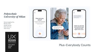 UX Design Award | New Talent 2025: Plus-Everybody Counts