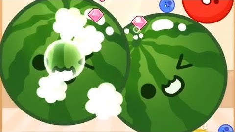 2 Watermelon Pop! Satisfying ASMR Fruit Drop Merge Melon Game #games #asmr #puzzlegame #mobilegame 