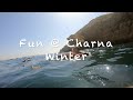 Winter dive in Charna with submarine toy :)