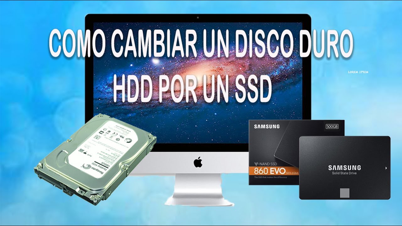 disco duro a SSD en Imac 2011 21,5 -