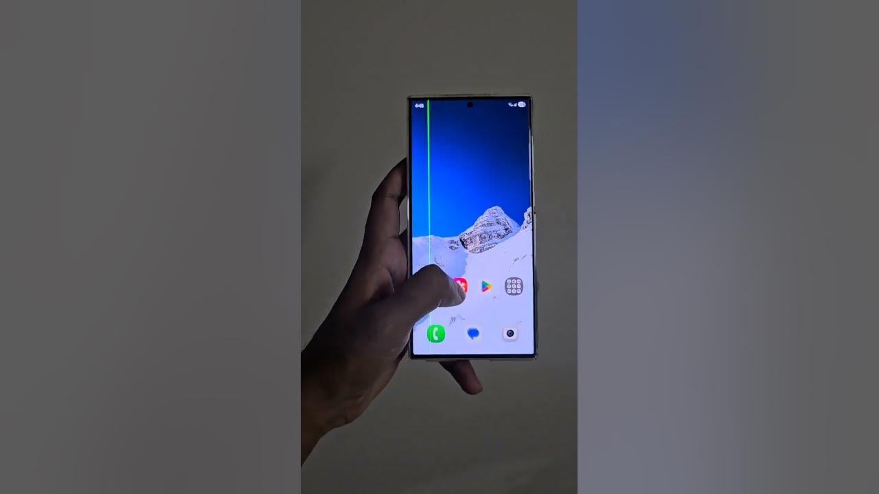 S23 Ultra Green line after update OneUI 7