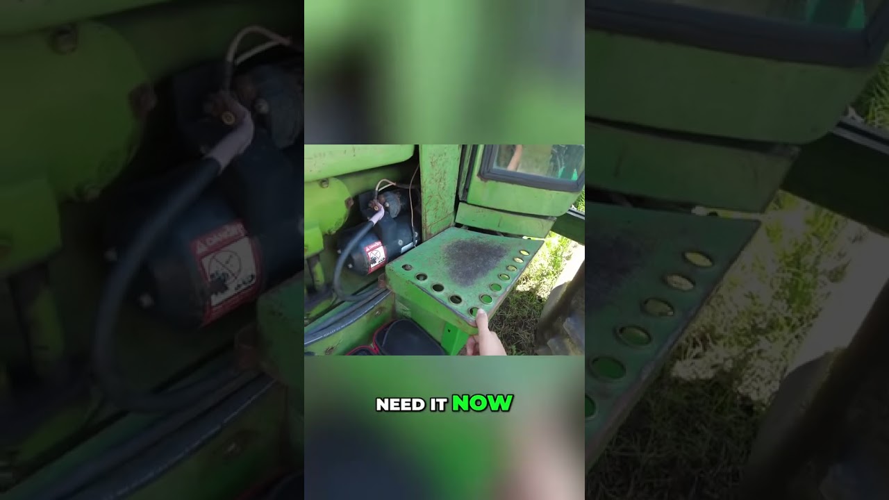 Tractor won’t Start 🥲 #johndeere #funny #farmer #farming