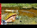 FISHING SLING-SHOT Mini ARROWS diy BOWFISHING KIT!