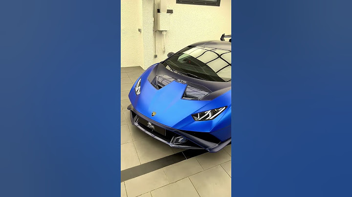 La couleur de cette Huracan STO 🤯