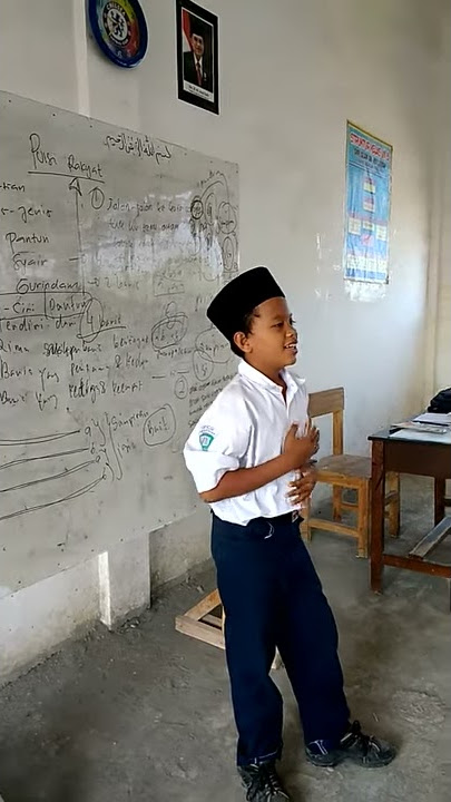 Baca Puisi di SMP ISLAM ARROFI'IYAH