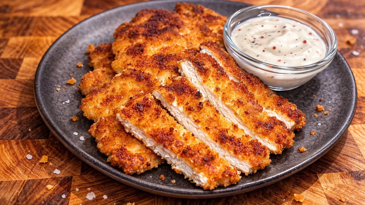 THIS IS SO DELICIOUS! Quick & Easy Schnitzel with the Perfect Sauce! I Make It Every Day!