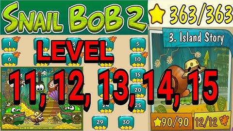 Snail Bob 2 - Island Story - Level 11-15