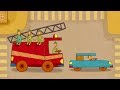 Car Toons: a Fire Truck. Kids' Cartoons