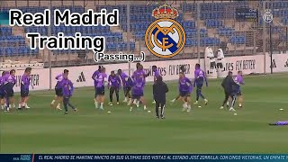 Real Madrid morning workout💪 (Passining...) #realmadrid | Samar M10