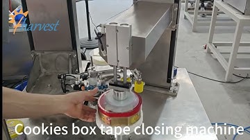 Cookies Container Tape Around Sealing Machine ,Box taping machine , box sealing machine factory