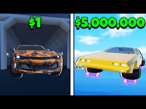 $1 vs $5,000,000 Mad City Car! (ROBLOX)